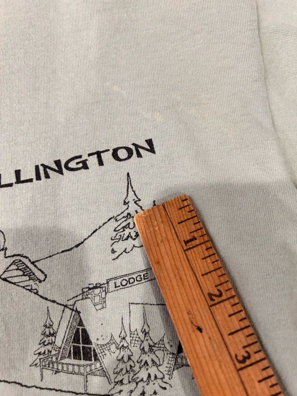 Vintage Killington Vermont TShirt Shirt Skiing Double Sided Long Sleeve XL Tee - Picture 5 of 9